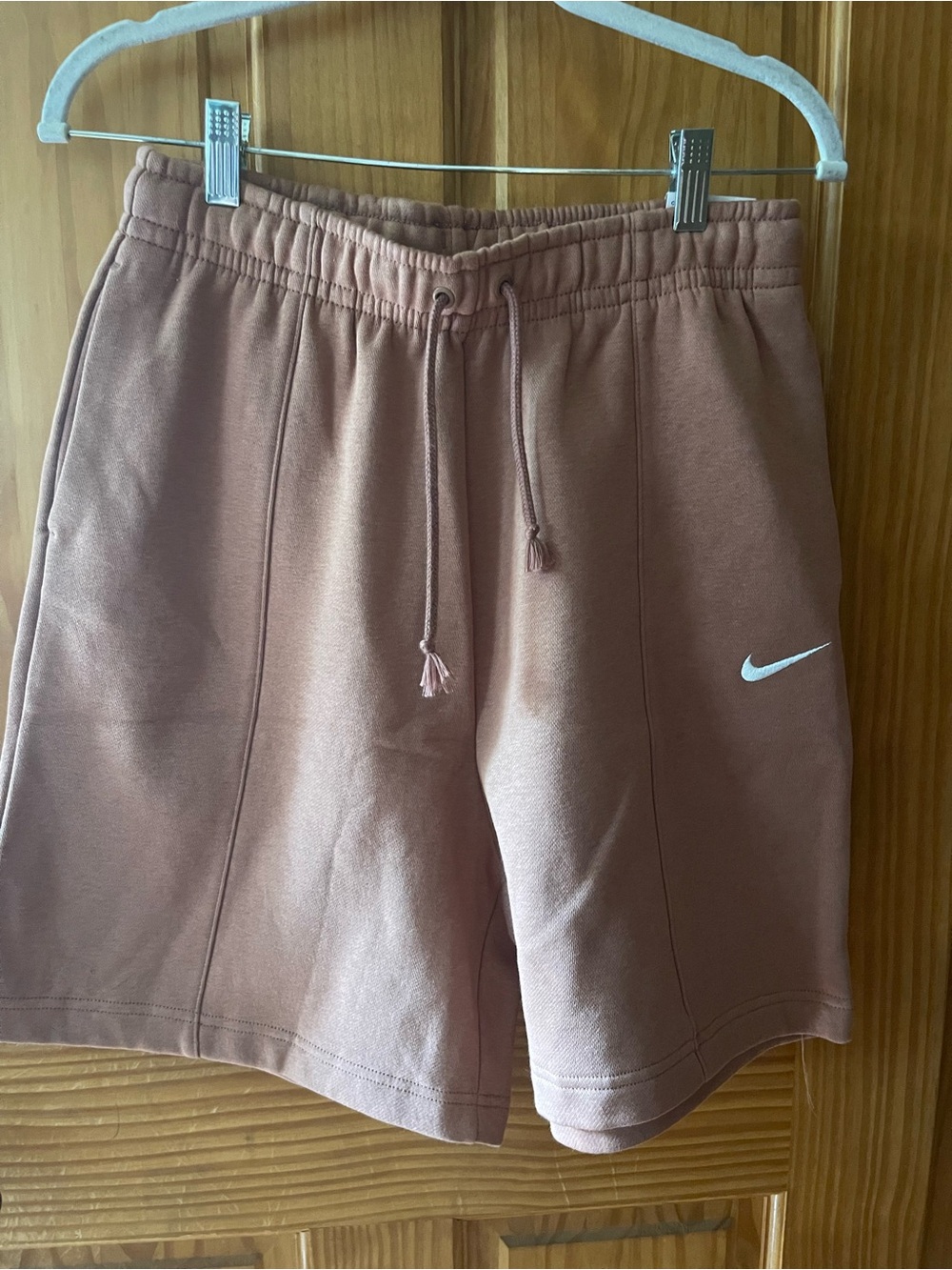 Nike Woman’s Dusty Rose Fleece Drawstring Shorts